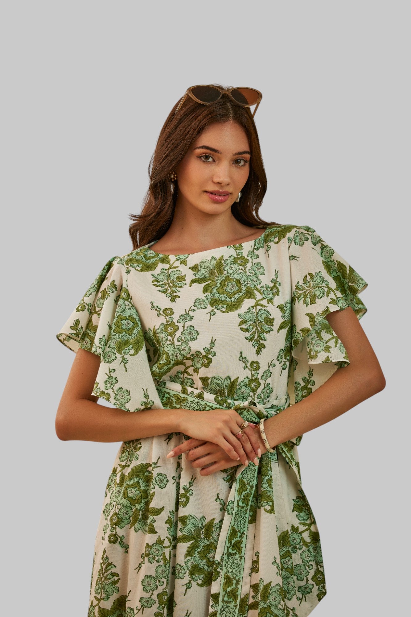Blossom Short Sleeve Maxi