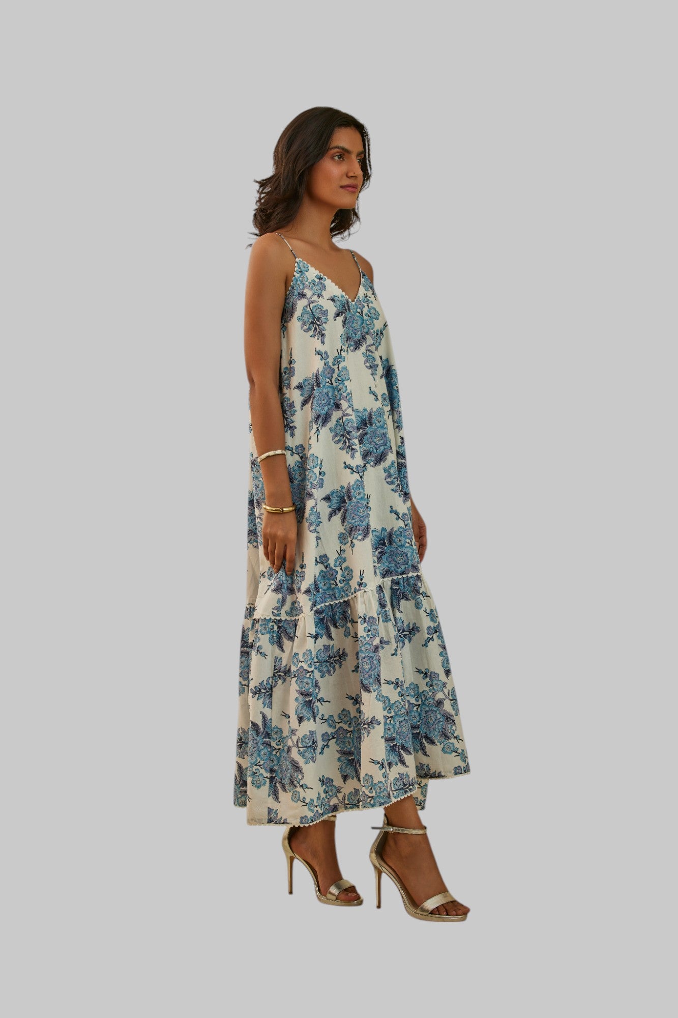Blossom Sleeveless Midi Sundress