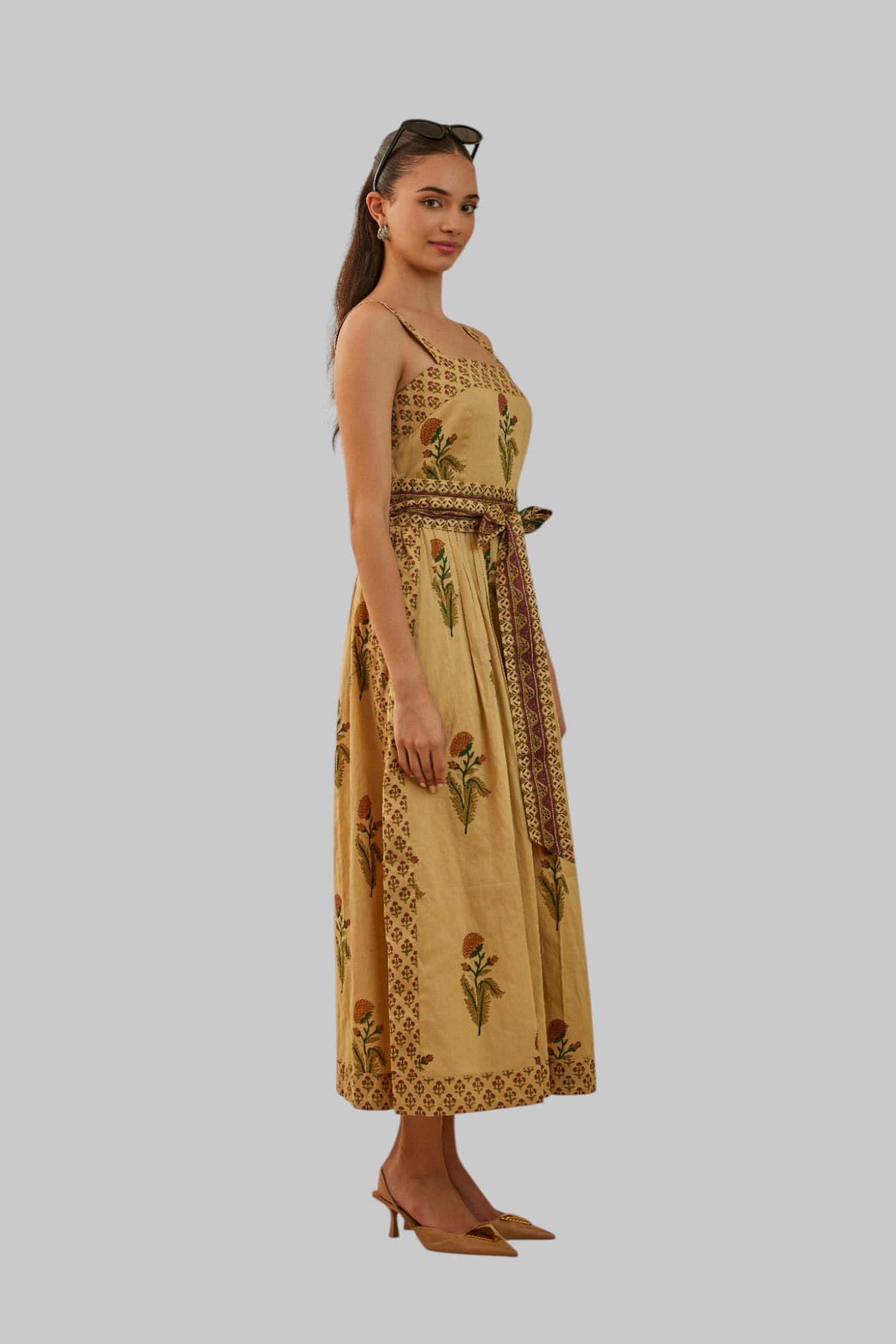 Harvest Sleeveless Midi Sundress