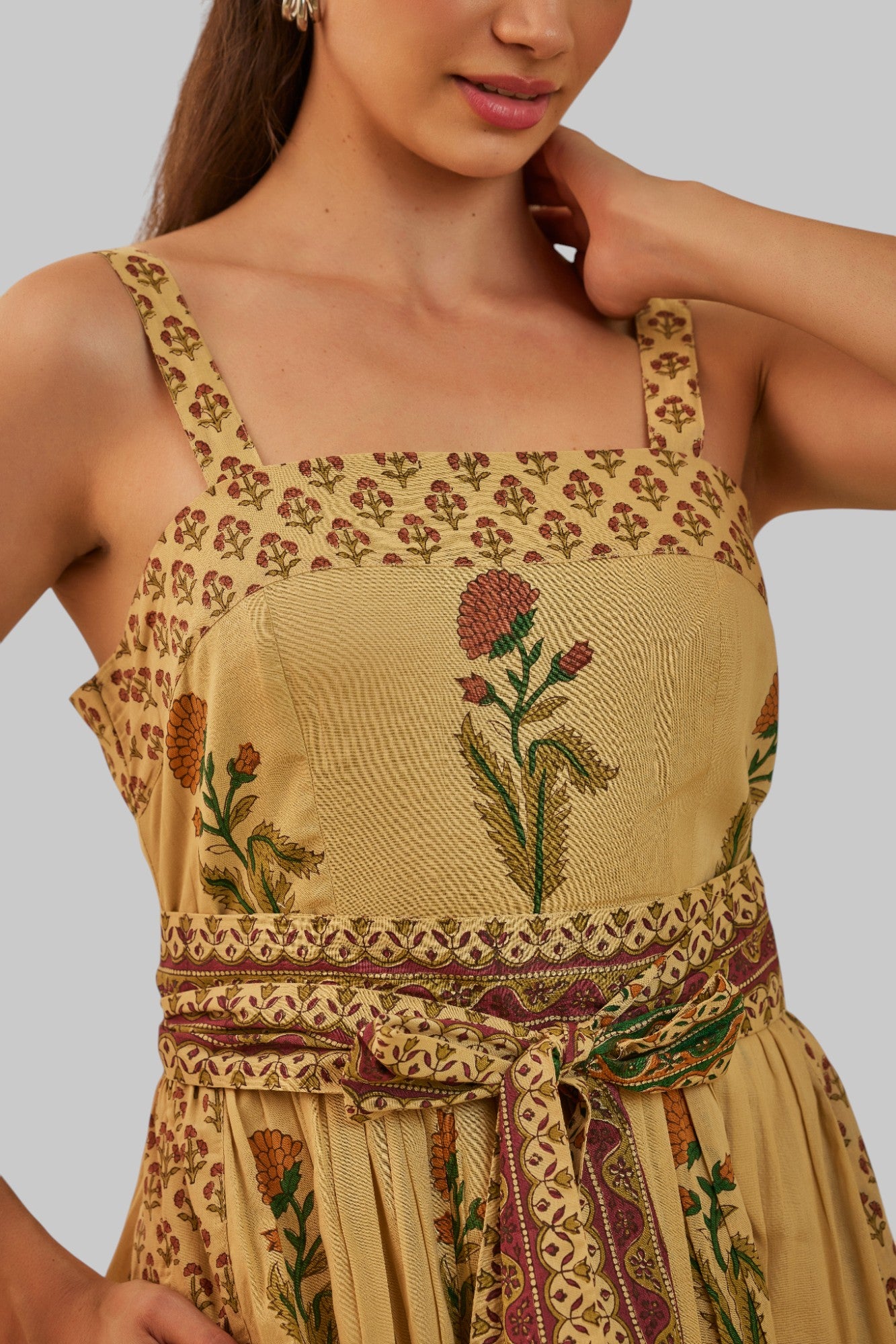 Harvest Sleeveless Midi Sundress