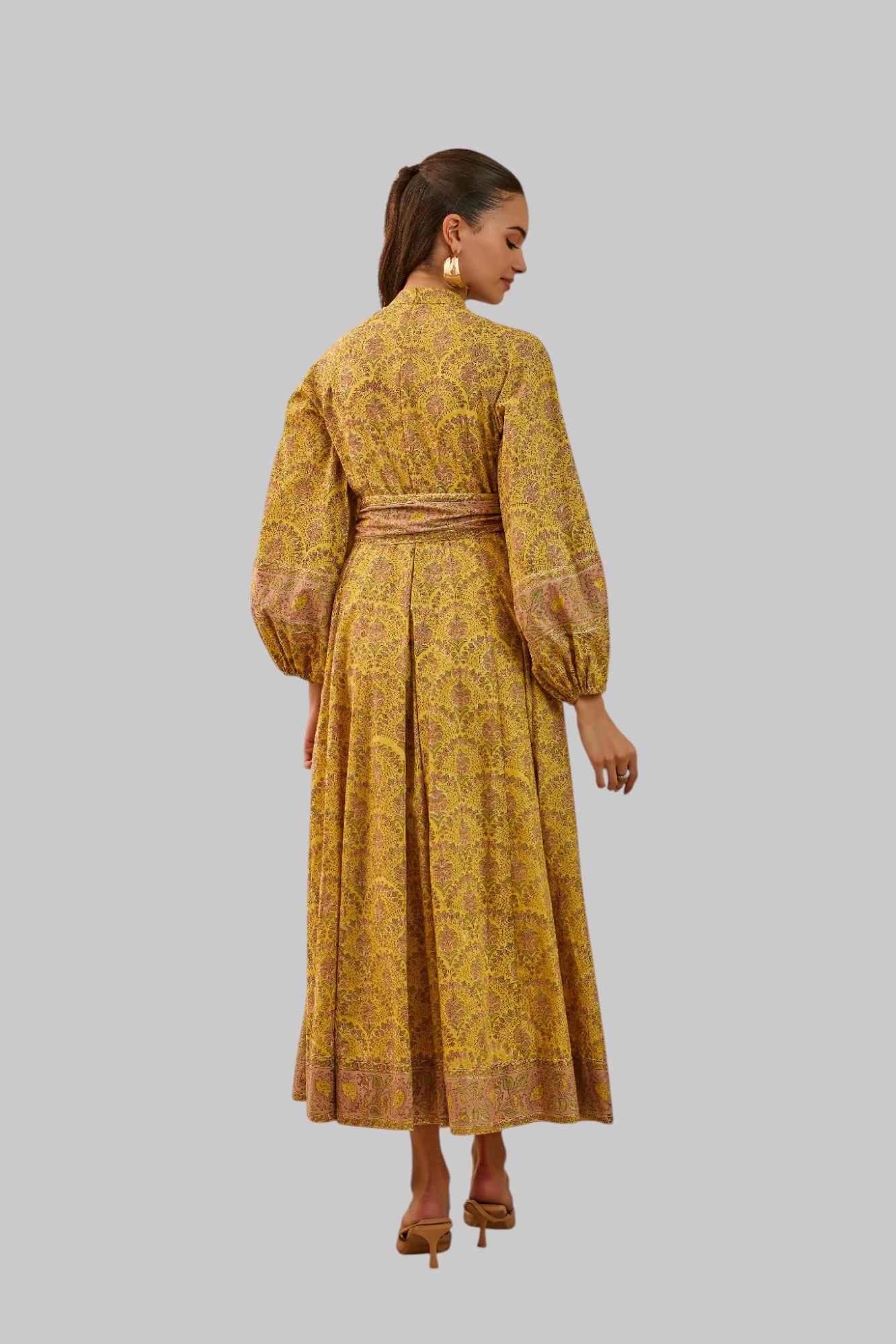 Regal Long Sleeve Midi With Collar