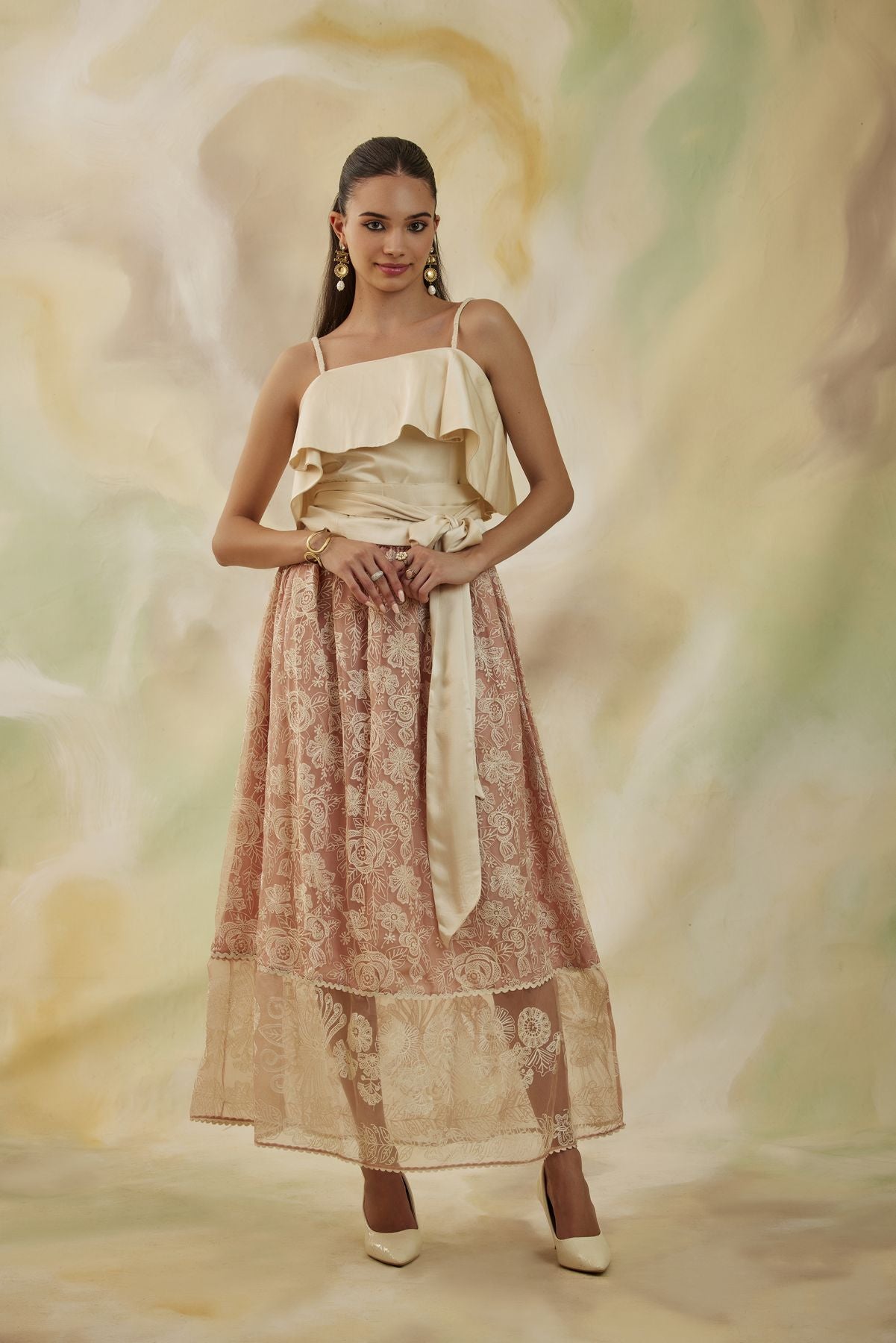 Serene Embroidered Co-ord Set