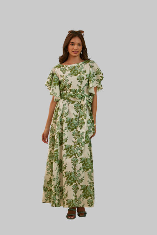 Blossom Short Sleeve Maxi