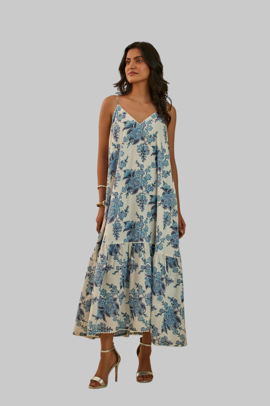 Blossom Sleeveless Midi Sundress
