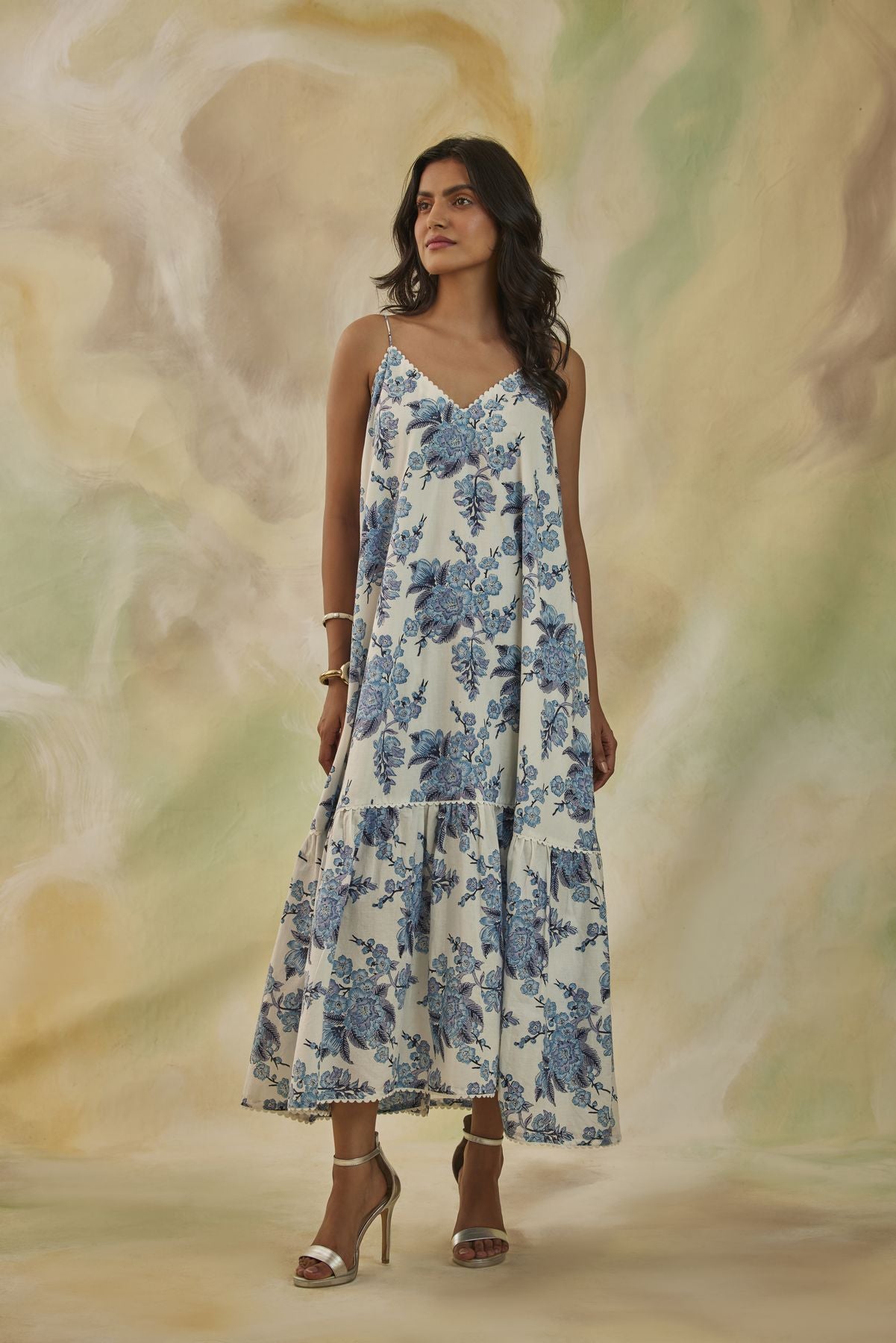 Blossom Sleeveless Midi Sundress