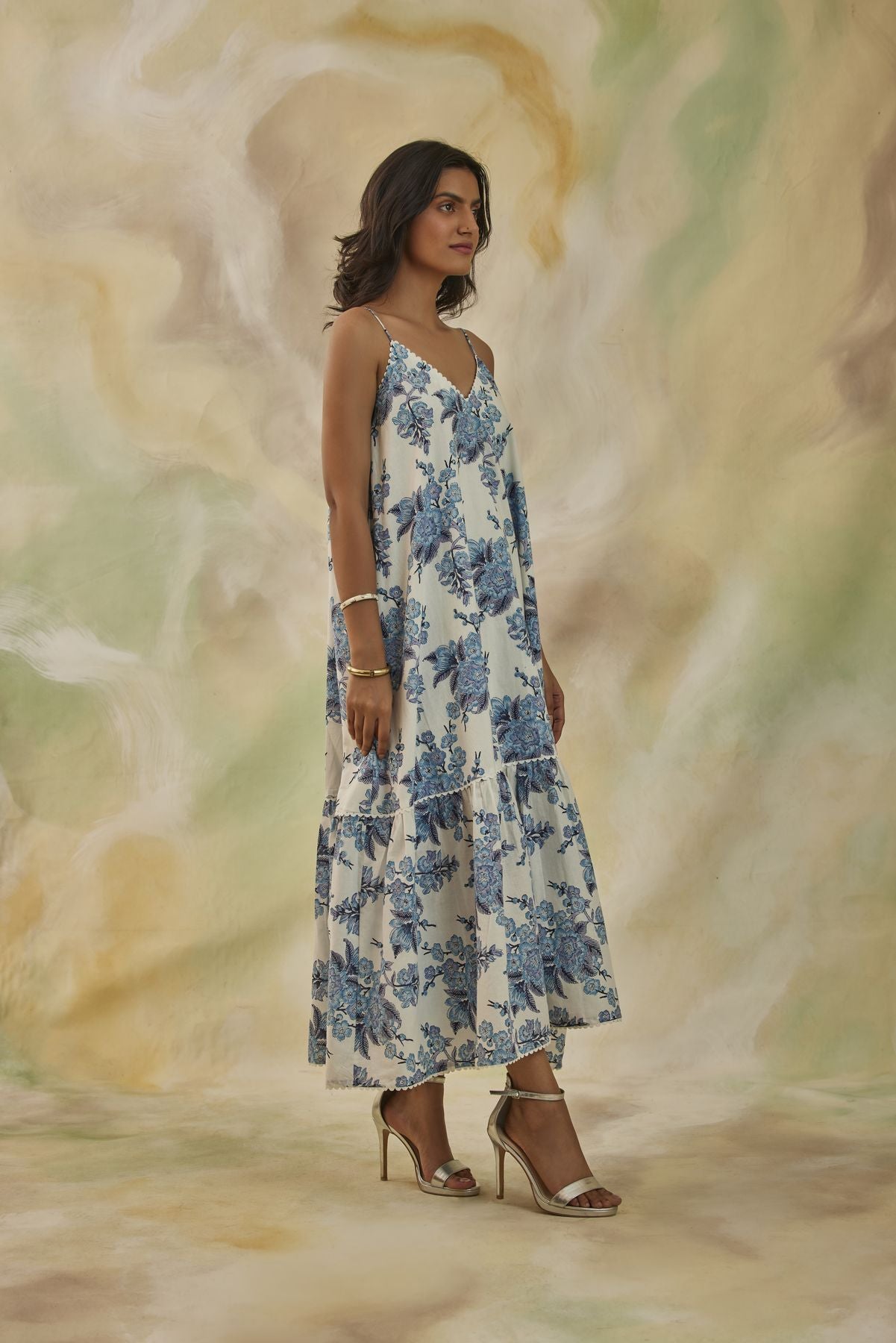 Blossom Sleeveless Midi Sundress