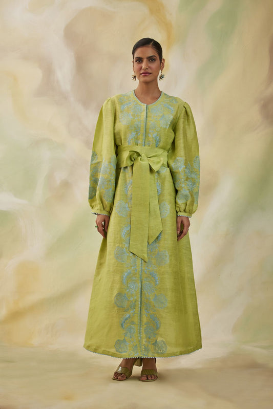 Eden Embroidered Full Sleeve Kaftan