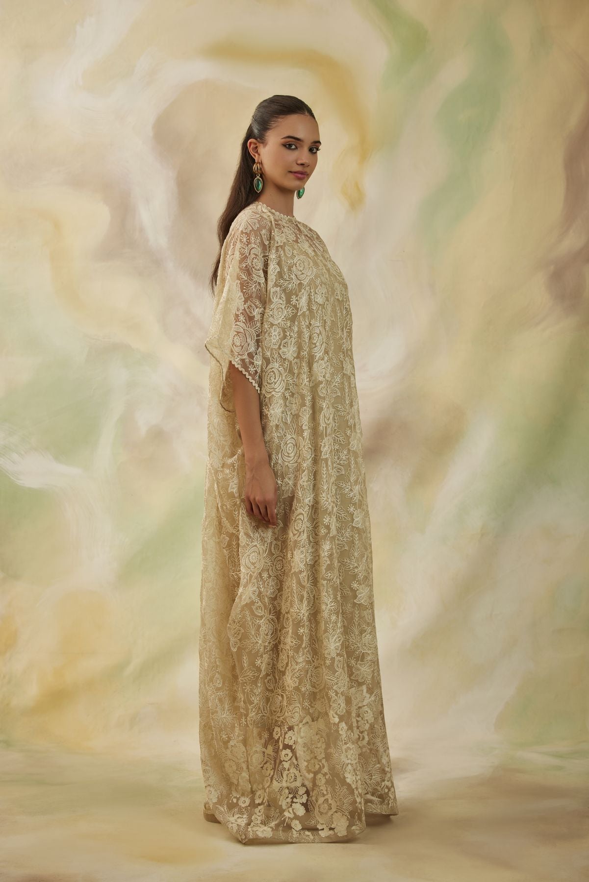 Serene Embroidered Kaftan