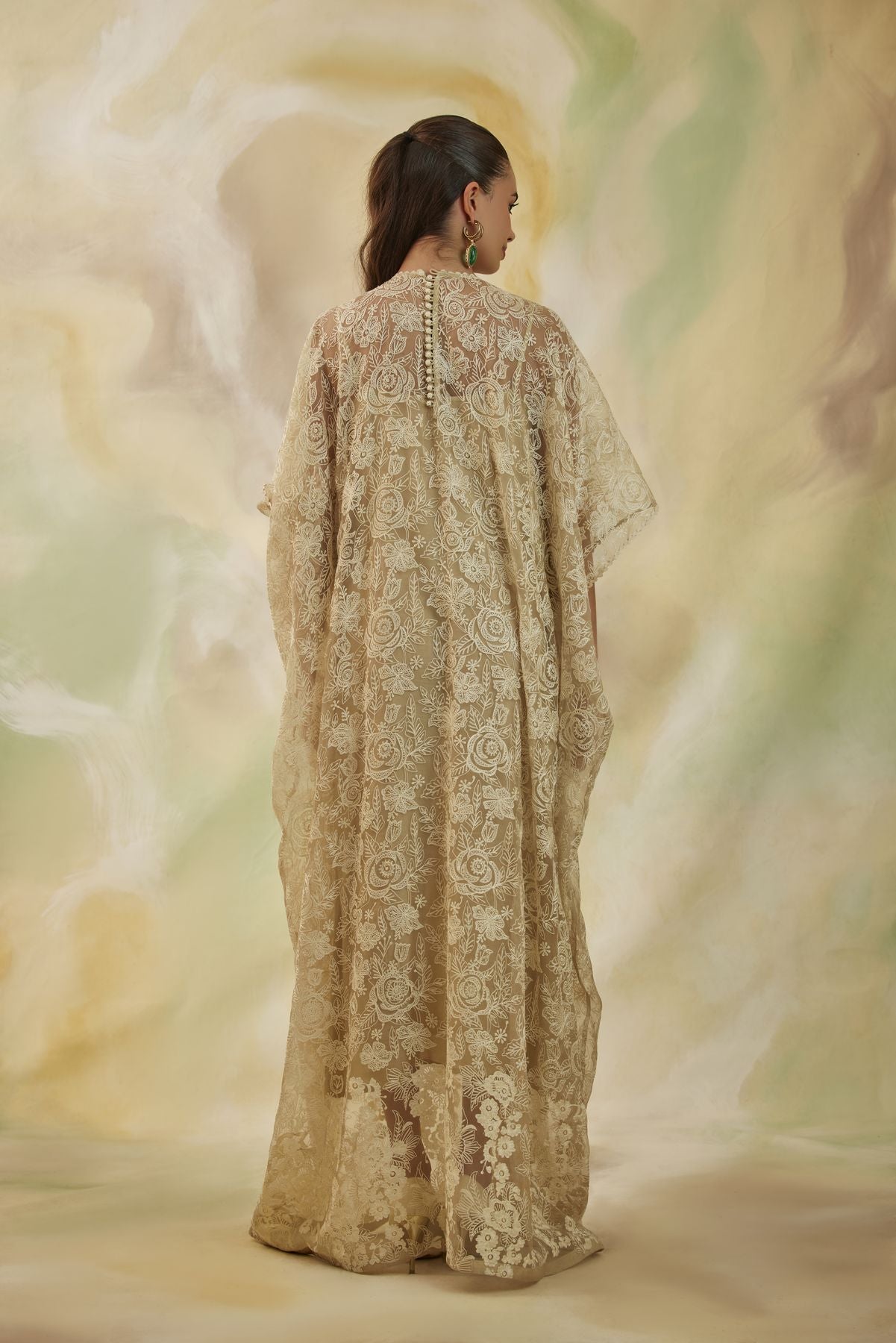 Serene Embroidered Kaftan